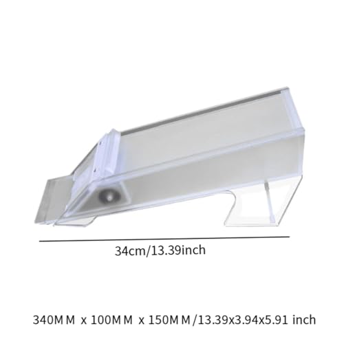 Zapato de cartas de acrílico transparente para crupier y timbas en casa 2