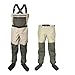 Men Women Waterproof Fly Fishing Waders Breathable Wading Pants Fishing Hunting Clothing Overalls Size XL