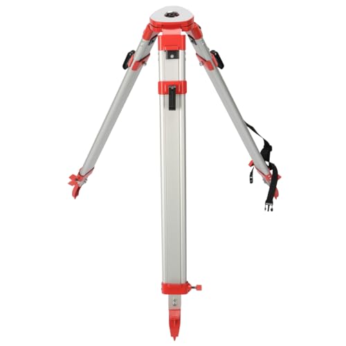 Surveying Tripod, Aluminum Survey Tripod With 5/8-Inch 11-Threaded Flat Head Quick Clamp for Auto level - Image 5