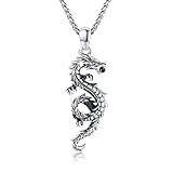 4. Kleiner schwebender Drachenanhänger: Von Geschäftstreffen bis zum Wochenendbrunch strahlt die dezente Größe professionelle Eleganz aus. Das Produkt wird mit einem Silber poliertuch und einer romantischen Geschenkbox geliefert.