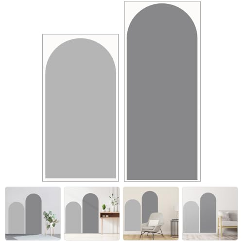 Sticker mural arche geometrique haut de gamme aspect mat pour decoration salon elegante - 5