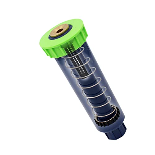 Kisangel 180 Degree Adjustable Pop-up Sprinkler System Lawn Irrigation Sprinkler Heads Brass Nozzle for Yard Garden Planter Beds