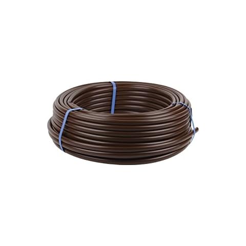 Zanvic Drip Irrigation Tubes (without dropper) 100m x ø 16mm brown Cover