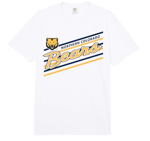 Northern Colorado Bears Retro Performer White Comfort Colors Adult Heavyweight T-shirt