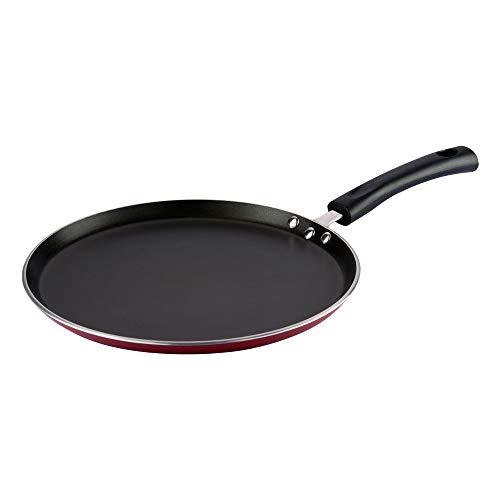 Vinod Cookware Nonstick Induction Dosa Tawa 25cm, Black, (IZOT 250)