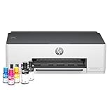 Impressora HP Smart Tank 210 com Tanque de Tinta Colorida - Wi-Fi - Scanner - USB. Funções da impressora: Imprimir e digitalizar. Cor: ‎Branco e Cinza (4A8D5A)