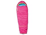 Grüezi bag Kids Grow Colorful Rose Rose Mitwachsender Kinder Schlafsack, Körpergröße 100-150 cm, Mumienschlafsack, 1000g, Ø21 x 15 cm, raschelfrei