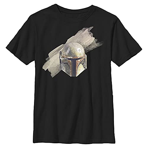 T-shirt Star Wars Mandalorian garçon t-shirt noir imprimé taille M