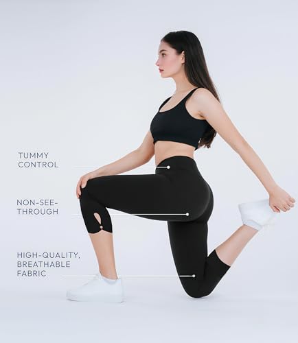 Women’s Summer Casual Capri Leggings High Stretch Yoga Skinny Pants Comfortable Leggings for Workout4