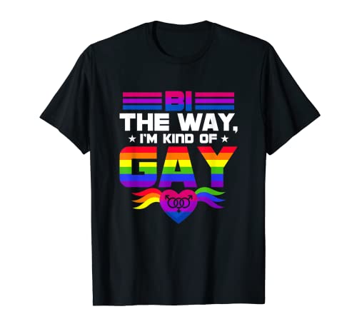 Bi la forma en que soy una especie de gay LGBT-Q Bi bisexuell trans queer Camiseta