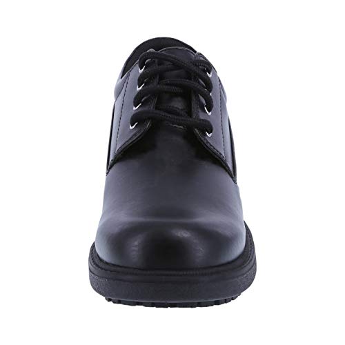 (W4) SafeTstep Comfort Men\'s Black Oxford Lace Up Work Shoes Anti-Slip 13 Men Safetstep | Shoes | W4 Safetstep Comfort Mens Black Oxford  main image 4