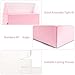 DEZIBOX 9x6x2 Pink Shipping Boxes, 45 Pack Corrugated Cardboard Mailer Boxes for Packaging Small Business Mailing Gift