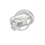  Joop! Damen-Damenring 925er Silber 132 Zirkonia 56 Silber 32013221