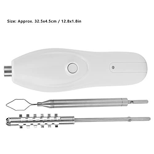 Vegetable Corer, Hand‑Held Multifunctional Electric Scale Scraper,Pineapple Cutter Stainless Steel Fruit Peeler Corer with Sharp Blade, Easily Seed Remover,for Vegetable,Seafood Descaler