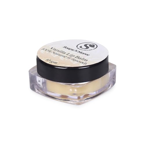 Image of Vanilla Lip Balm for Daily Care | Smooth Moisturizer for Dry, Rough & Chapped Lips | Helps Soften, Improve Texture & Smooth Finish | Lip Care for Moisture Lock, Hydration & Supple Look