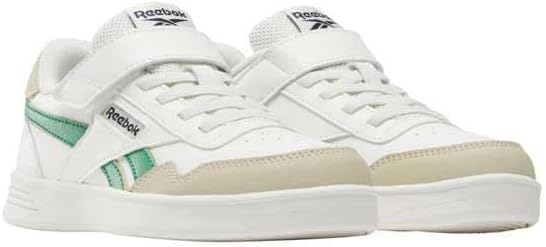 Reebok Unisex Kid's Court Advance Elastic Lace & Top Strap Sneaker