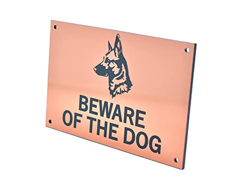 Panneau Beware of the Dog pour sécuriser l'entrée de la maison et le jardin