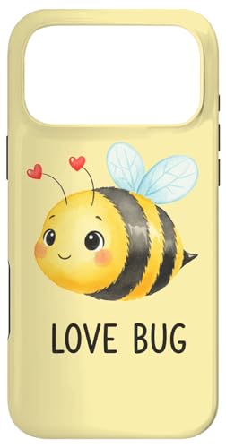 Love Bug Cute Valentines Bee �X�}�z�P�[�X iPhone 17 Pro Max �p