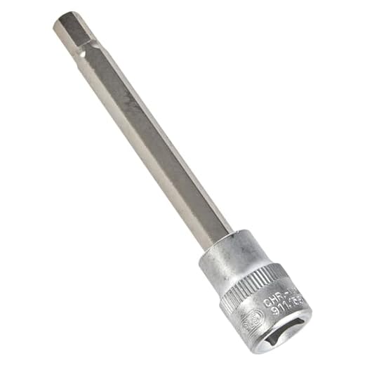 KS Tools 911.1564 3/8" Bit-Stecknuss Innensechskant, lang, 7mm