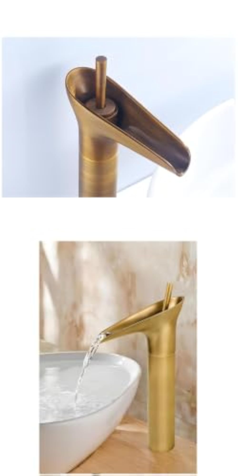 Copper Antique Brown Basin Mixer Faucet Tap