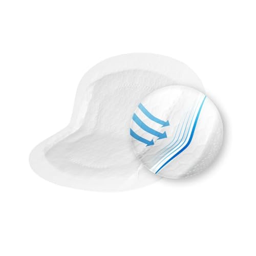 Miniatura 3 de Medela discos absorbentes respirables para la lactancia, diseño discreto para un uso cómodo, paquete de 60