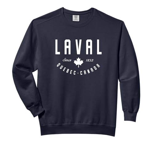 CA Laval Quebec Canadian Maple Leaf Comfort Colors Adult Sweatshirt