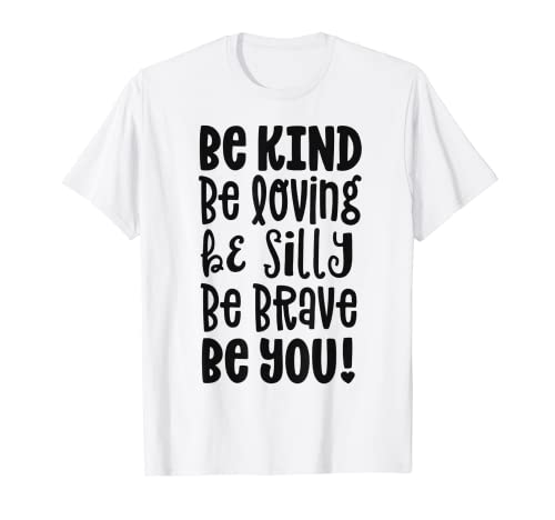 Camisas de bondad para mujeres maestras ser amables anti bullying Camiseta
