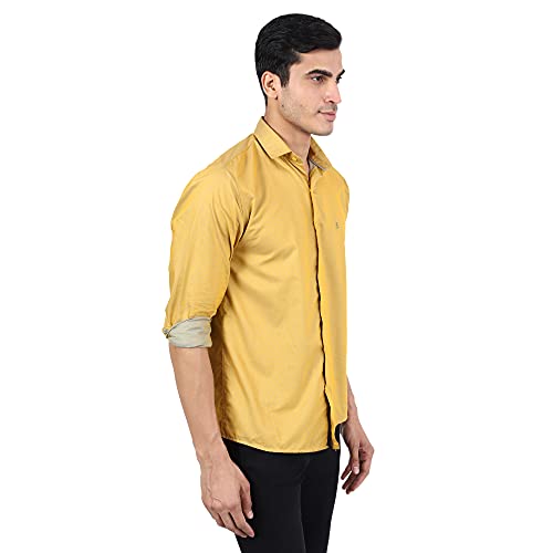 Image of TAHVO Men's Regular Fit Long Sleeves Cotton Formal Shirt