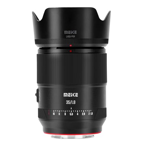 Image of Meike 35mm F1.8 Pro Wide Angle Auto Focus STM Full Frame High Resolution 8K Portrait Prime Lens Compatible with Sony E Mount Cameras A7 A7III A7IV A7R A7RIII A7R IV A7SIII A9 A7C A7CII A7C A7CII