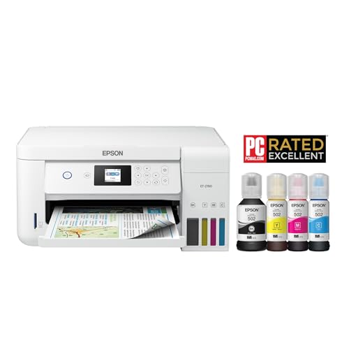 Epson EcoTank ET-2760 Wireless Color All-in-One Cartridge-Free Supertank Printer with Scanner and Copier (Renewed) - Image 3