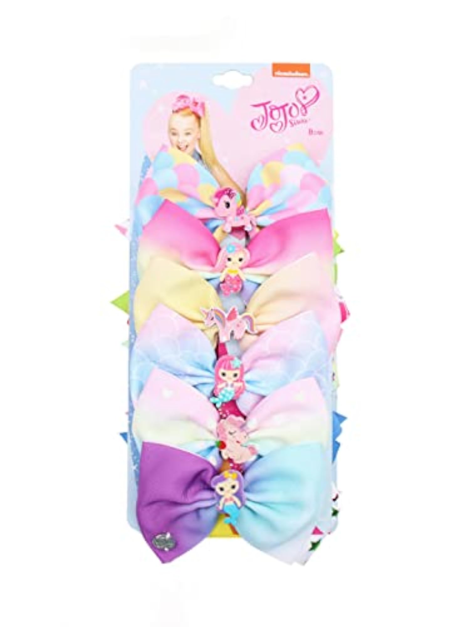 Multicolor Cute Floral Bow Hair Clips for Girls