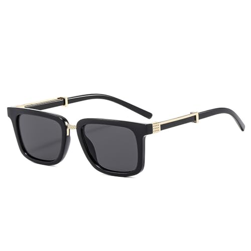 Lunettes de soleil rétro bicolores pour affirmer votre personnalité unique