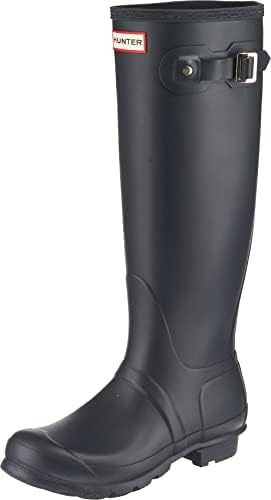 Hunter Women's Original Tall Navy Rain Boots - 6 B(M) US