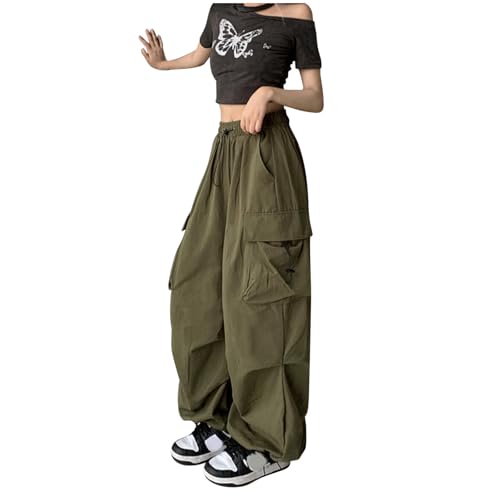 Cargo Pants Women Baggy Y2k Trendy Teen Girls High Waisted Jogger Pants Athletic Hiking Outdoor Streetwear Cargo Pant3
