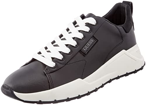 Guess Lucca, Zapatillas Hombre, Negro, 45 EU