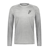 Holloway NBA San Antonio Spurs All-Pro Long Sleeve Tee - Moisture-Wicking Athletic Shirt, Team & Basketball Fan Gear