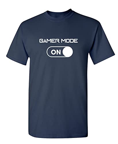 Gamer Mode On Video Game Graphics Gaming Tees for...