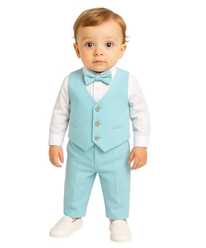 Costume gilet simple boutonnage bébé garçon ensemble chic