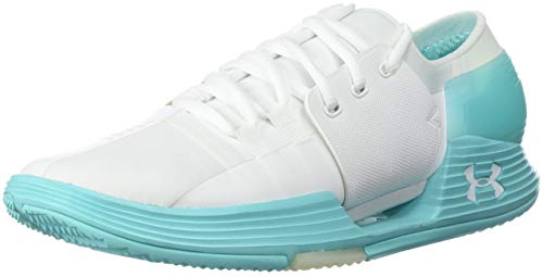 Under Armour Women's Speedform AMP 2.0, White (105)/Tropical Tide, 5