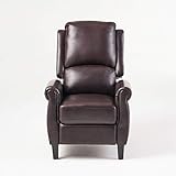 Christopher Knight Home Haddan PU Recliner, Burgundy
