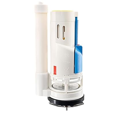 Lychee Light Toilet Flush Valve Replacement Parts Compatible with TOTO THU338N, One-Piece Dual Flush WC Repair Parts, 2 Inches (8 Inches Height)