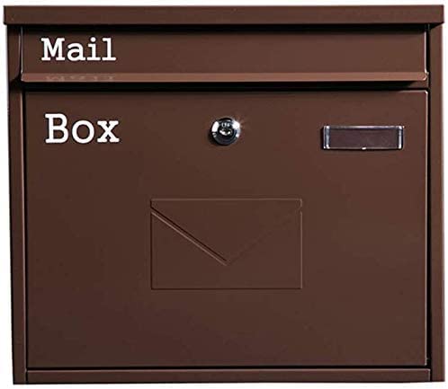 Boîte aux lettres murale simple NZPOST en acier laqué pour courrier