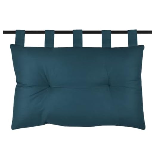 Stof - Tête de lit - Taille 70 x 45 x 10 cm -100% Coton- Couleur Emeraude - Modèle Oxford - Satin de Coton -Qualité exceptionnelle -Elégant et Doux au Toucher -Parfaite pour Toutes Les Chambres