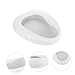 Ipetboom Portable Bedpan for Elderly Patients Leakproof Design Ergonomic Comfort for Hospital Home Use Lightweight Bedside Urinal for Bedridden Care