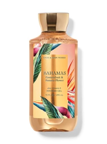 Bath and Body Works Bahamas Passionfruit Banana Flower Shower Gel 10 Ounce 2020 Version