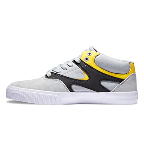 DC Shoes Kalis Vulc Mid - Leather Mid-Top Shoes for Men