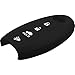 Produktbild PhoneNatic Silikon Schlüssel Hülle kompatibel mit der Infiniti 4-Tasten Fernbedienung in schwarz Funkschlüssel 4-Key