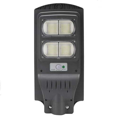 110W Solar Street Lights Outdoor, LED Radar Sensor Solar Parking Lot Lights, Remote Solar Street Lamp For Plaza Wall Garden Yard