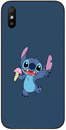 Chenyugu Compatible avec Xiaomi Redmi 9A 2020 avec Stitch 346 Ultra avec coque fine en TPU souple noire Cover