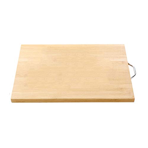 xinxinchaoshi Tabla de Corte para Cocina Inicio Lisa y Plana de bambú Tabla de Cortar orgánica Natural con Asas for Picar Juntas de Verduras, Carne y Queso Tabla de Cortar (Size : D)